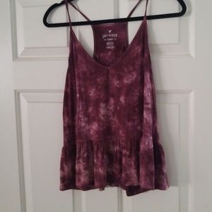 NWT American Eagle peplum tank sz large